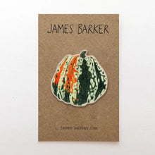 Load image into Gallery viewer, James Barker Illustrated Wooden Pin