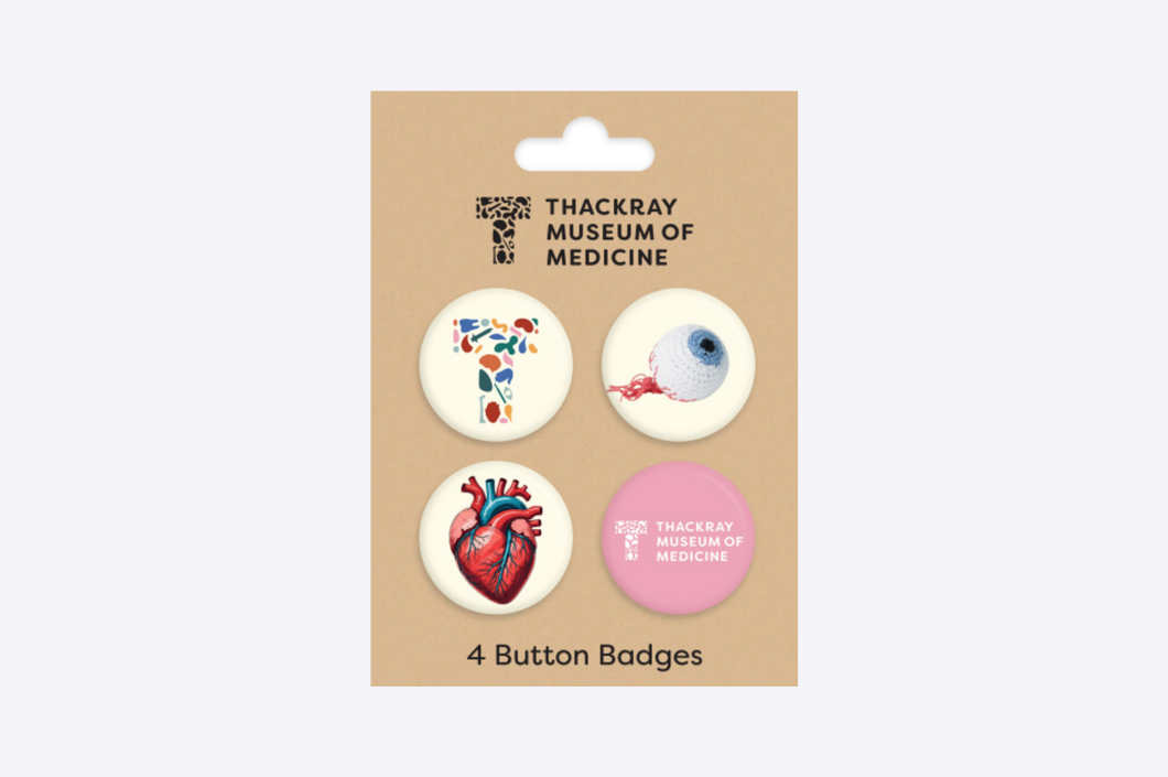 Set of 4 Thackray Museum Badges