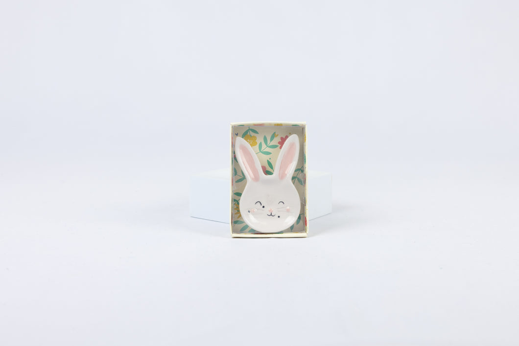 Mini bunny trinket dish