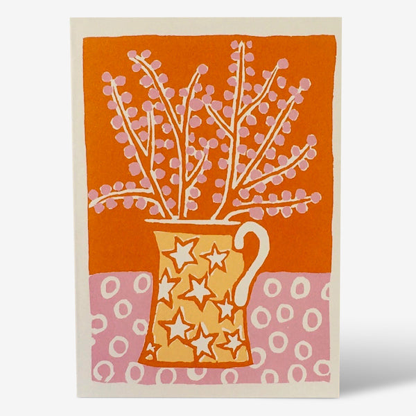 Card Jug & Blossom