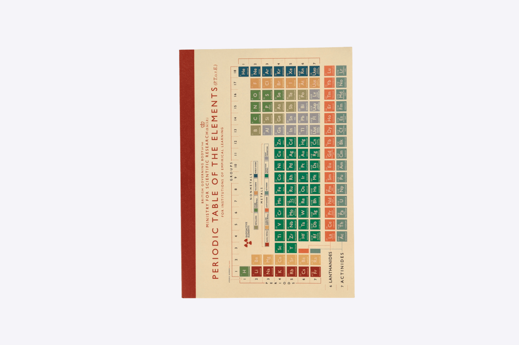 A5 Notebook Periodic Table