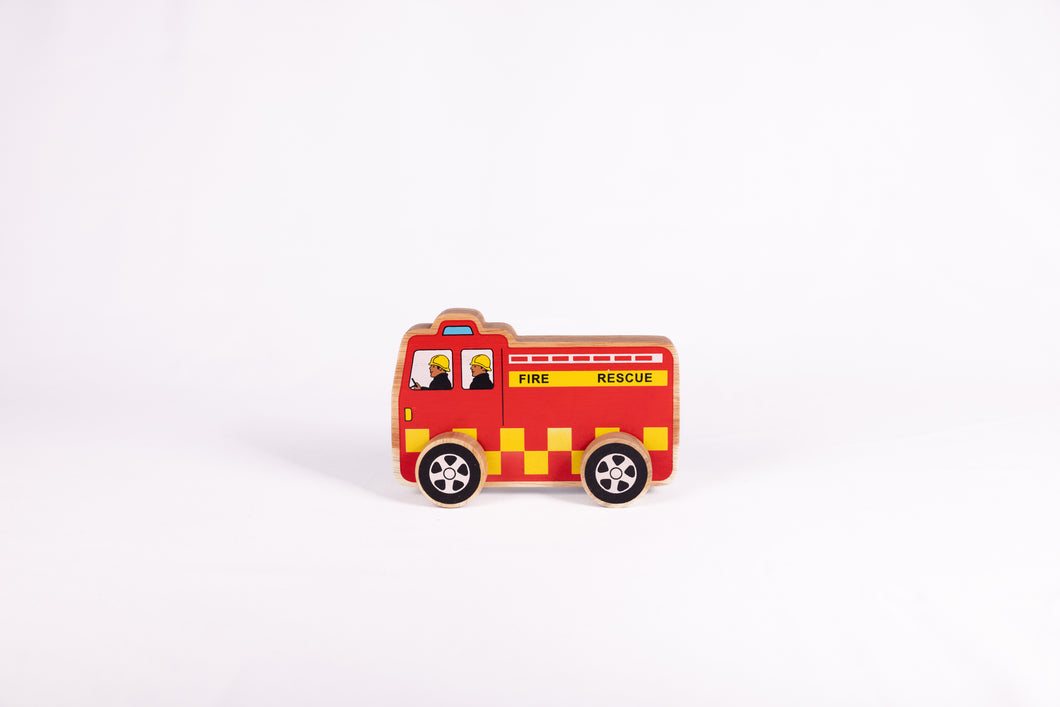 Natural Wood Toys - Fire Engine