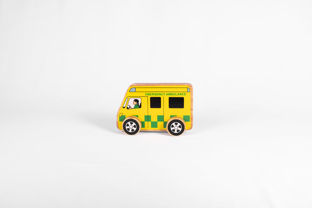 Natural Wood Toys - Ambulance