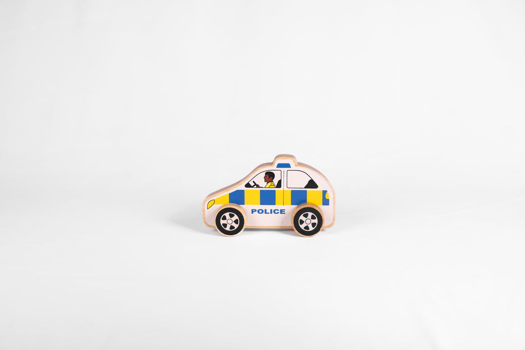 Natural Wood Toys - Police Car