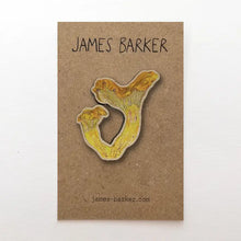 Load image into Gallery viewer, James Barker Illustrated Wooden Pin
