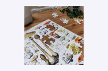 Load image into Gallery viewer, 100 Piece Vintage Mushrooms Jigsaw Cube

