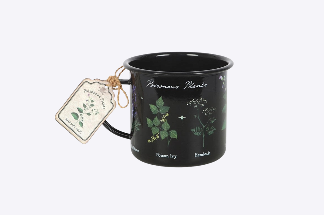 Poisonous Plants Botanical Enamel Mug