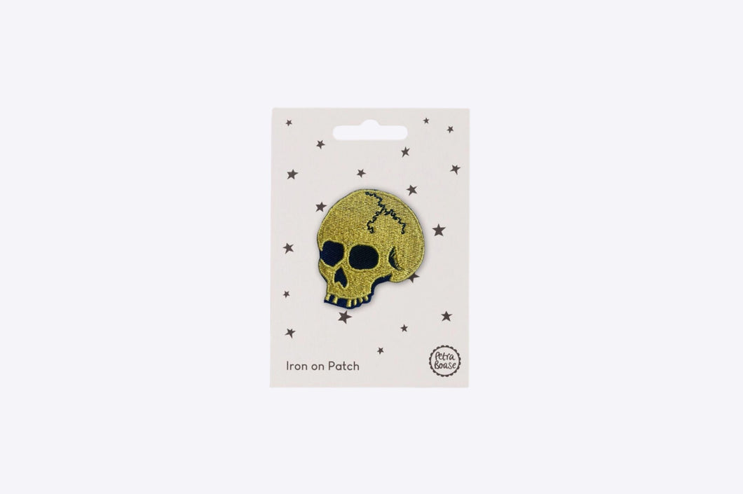 Iron On Patch Gold Skull – Thackray Museum of Medicine