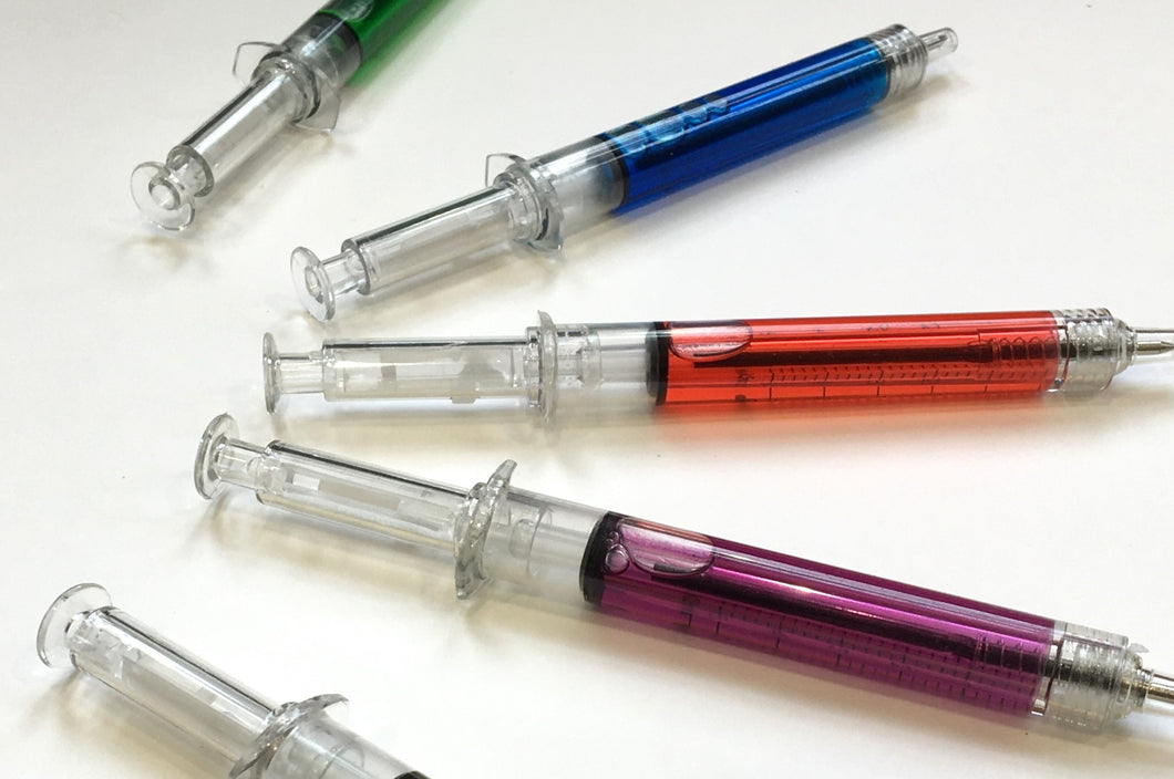 Syringe Pen - Various colours